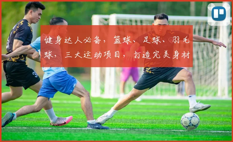 健身达人必备，篮球、足球、羽毛球，三大运动项目，打造完美身材